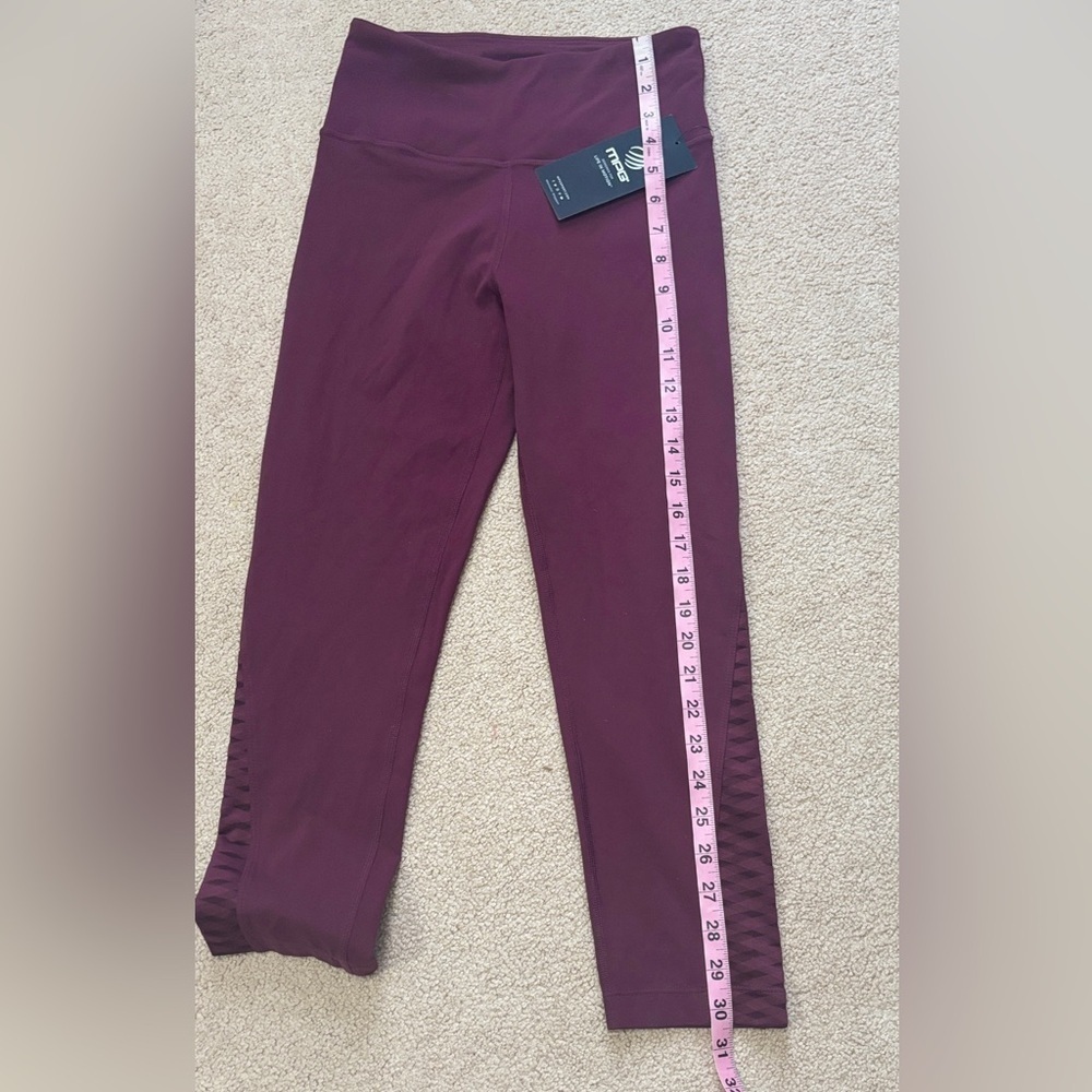 MPG Purple/FIG High-Waist Capri Leggings | Size XS | NWT - Picture 7 of 8